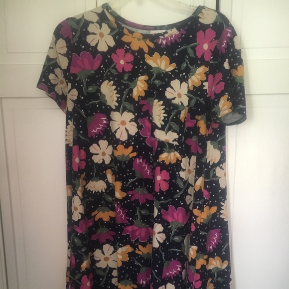 LuLaRoe Dresses & Skirts - Lularoe Legging Material Carly Dress